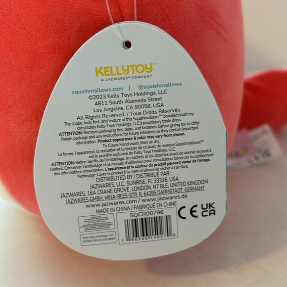 🌸💖 NWT Squishmallows FiFi Plush – Yellow Headband & Bow 💖🌸 - Picture 9 of 11